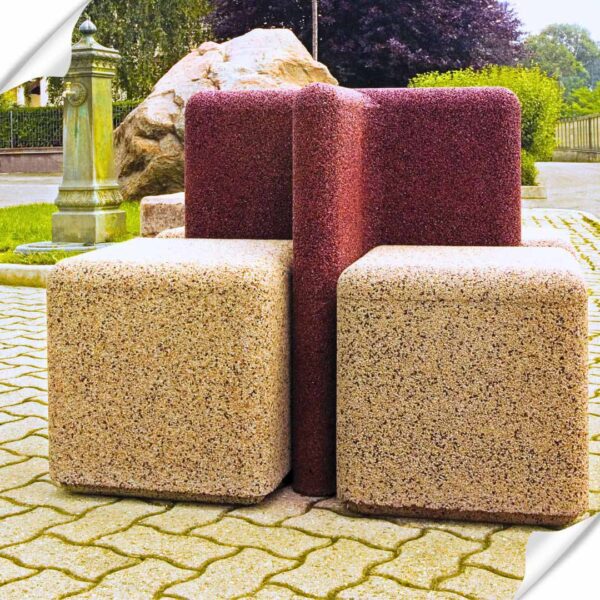 Arredo urbano ecosostenibile in gomma riciclata