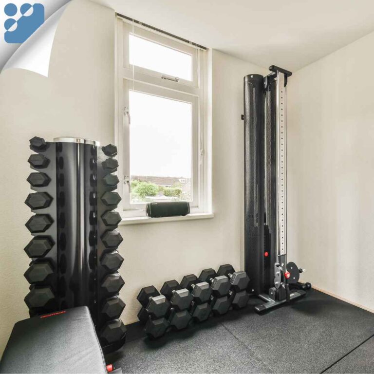 Umweltnachrichten 10 Gummibodenbelag für Heimfitnessstudios mit Fitnessgeräten