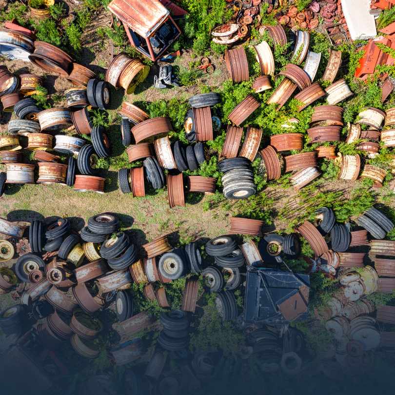 riciclo degli pneumatici e applicazioni della gomma riciclata