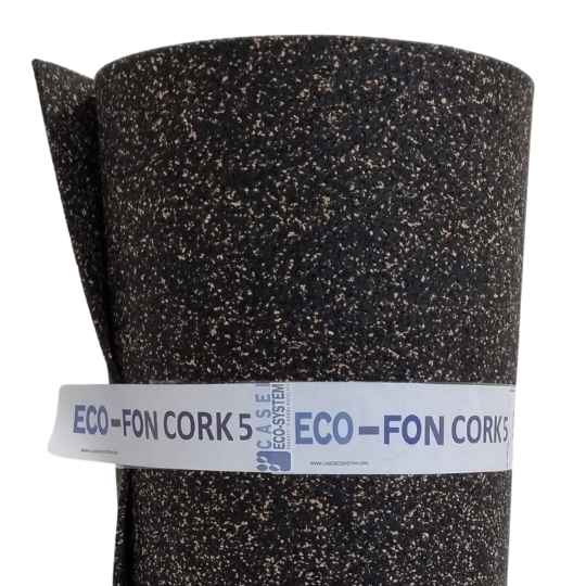 ECO-FON CORK, isolante acustico in gomma riciclata e sughero