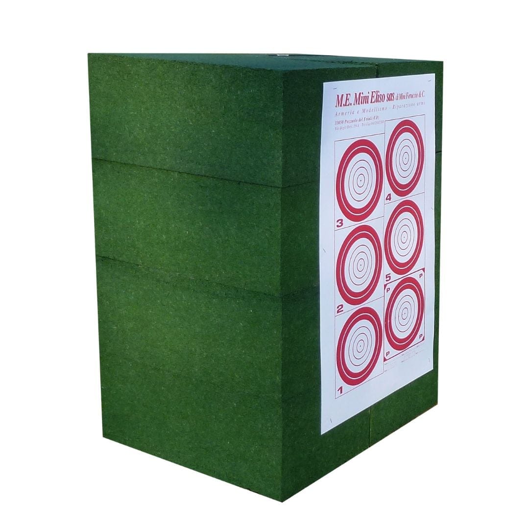 ECO-BULLET 4 ECO-SHOOT, sistema in blocchi per pareti balistiche nei poligoni di tiro