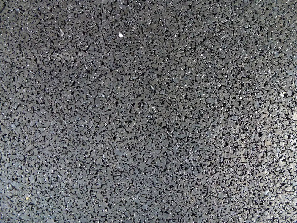 Détail de la bande ECO-FON STRIP en caoutchouc recyclé
