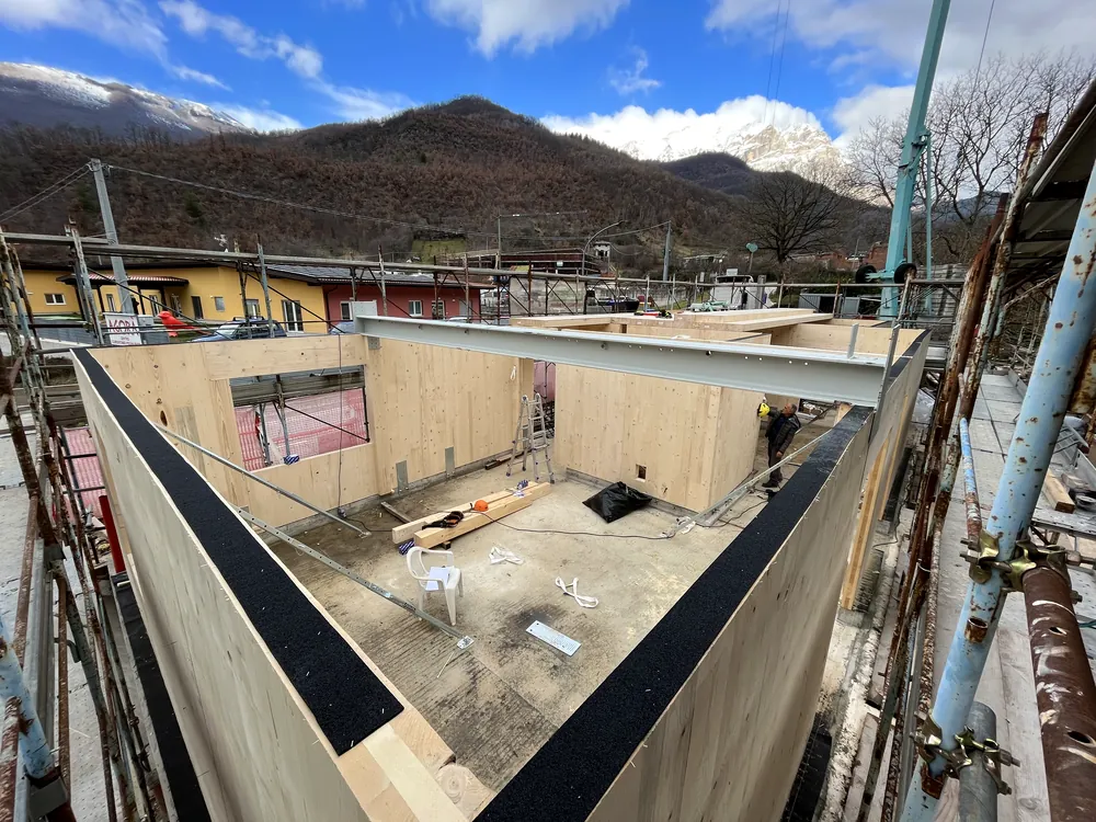 Applicazione di ECO-FON STRIP in un sistema costruttivo