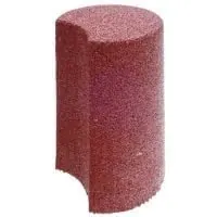 Elemento cilindrico rosso ECO-DRUM SLIM isolato su fondo bianco