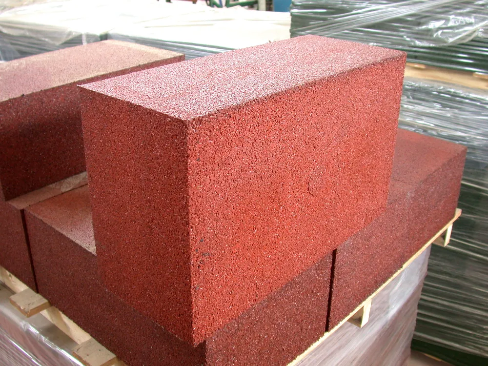 ECO-SHOOT 7 Red ECO-SHOOT modules made of recycled SBR rubber